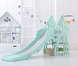 [Smooth Slide & Safe Swing] Die Kinderrutsche hat eine sanfte Neigung und leicht zu kletternde Stufen bieten Ihren Babys eine reibungslose Rutsche. Die Kinderschaukel kann mit starken Kleiderbügeln maximal 30 kg tragen, sie ist lang genug und sicher.