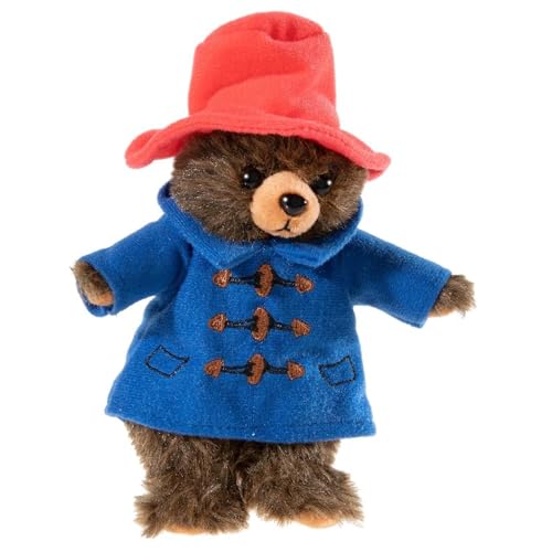 Das offizielle Maskottchen zum Kinofilm 'Paddington' - Heunec 608375 - Paddington Bär stehend, 15cm, Blau,rot