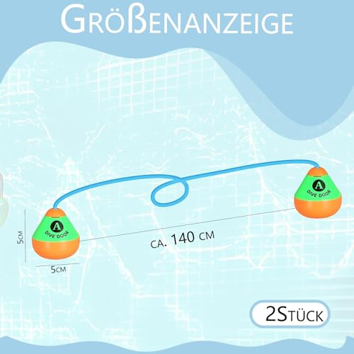 2 Stück 2.5 M Tauchbogen, Pool Spielzeug Pool Zubehör Spaß Tauchspielzeug Schwimmbad Spielzeug Tauchringe Zum Durchtauchen Tauchen Spielzeug Für Unterwasserspiel Tauchtraining（Benutzt ab 15 Jahren）