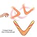 HUAOSN Boomerang for Adults and Kids, V Shaped Returning Boomerang, Hand Made Boomerang for Outdoor Activities and Sports Enthusiasts