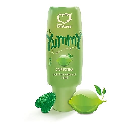 Kit 3 Gel Lubrificante Térmico Comestível Morango Caipirinha E Menta Yummy 15ml