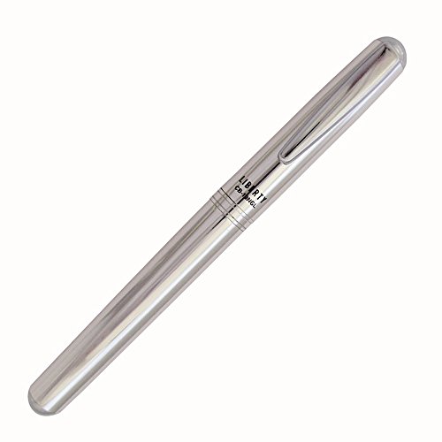 Stylo bille aqueux OHTO Liberty fini les bavures roller argenté précis