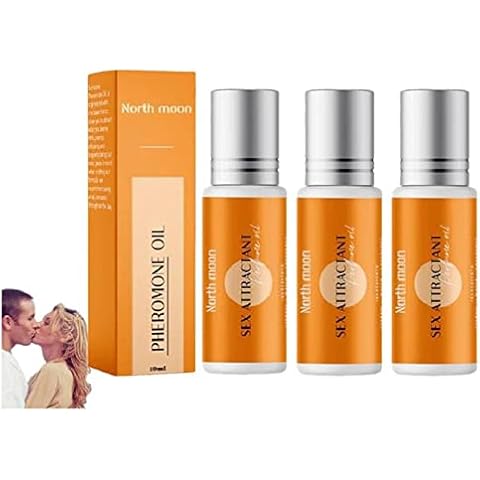 Pheromone Perfume For Women To Attract Men, 30ml Pheromone Infused Oil, Romantic Pheromone Perfume Natural Roll On Pheromone Infused Essential Oil, Unisex Neck Ears Perfume For Parties Holidays Cover