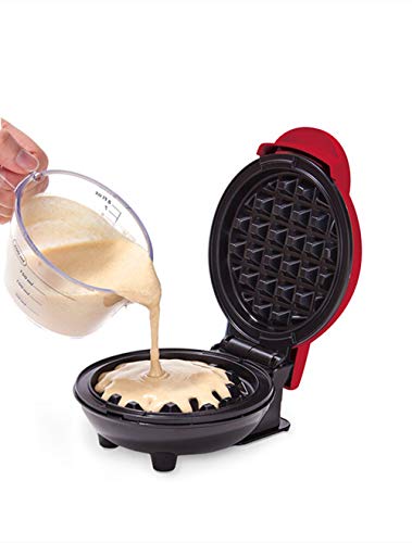 Ousyaah Mini Waffeleisen Maschine, Elektrische Pfannkuchenmaschine, Antihaft, Waffeleisen für Donuts, Muffins und… – Bild 5