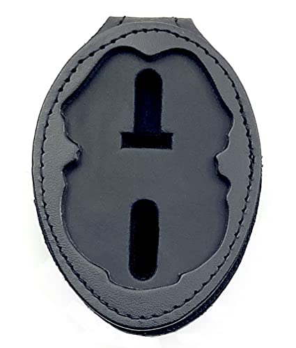 Perfect Fit Shield Wallets Military Police MP Clip On Badge Holder with Neck Chain (Cutout 464)