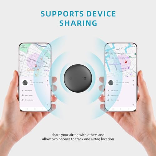 NozlaID Hunde Tracker Android, Mini SmartTag Hundetracker GPS Ohne ABO, Kompatibel mit Google Find Hub (nur Android), GPS Hunde Tracking mit Silikon Schutz Hülle (1 Pack)