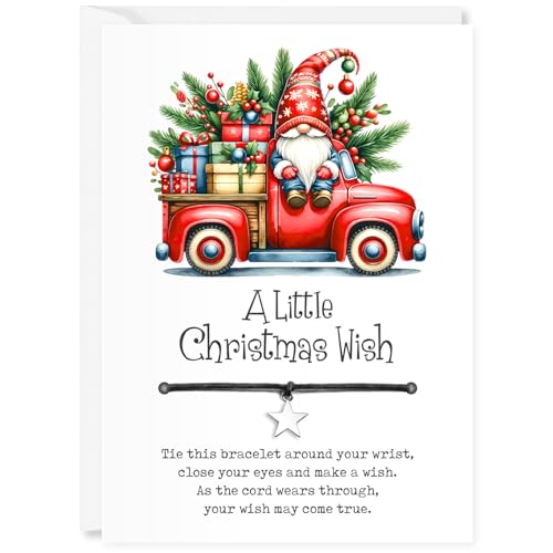 Beau Willows A Little Christmas Wish Bracelet - Stocking Filler, Secret Santa or Christmas Eve Gift (Christmas Gnome)