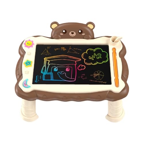 Yhsioaklo Tableta LCD para escribir – Pizarra Doodle para niños, artística portátil para niños, tableta de escritura LCD reutilizable con soporte para práctica escritura