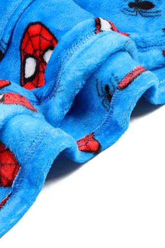 Marvel Spiderman sweat à capuche en polaire de luxe finition premium couleur bleu