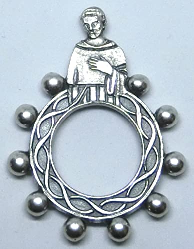 90.124.30 PARA rosario de dedo decena oración san peregrino plata