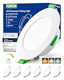 HOMEOW Spot LED Encastrable Dimmable 7W, 220V Spots de Plafond Extra...