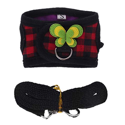 Youngy Hamster Harness Vest Adjustable Leash Set for Guinea Pig Chinchilla Mice Rat Ferret Small Animal Accessories - 3# - S