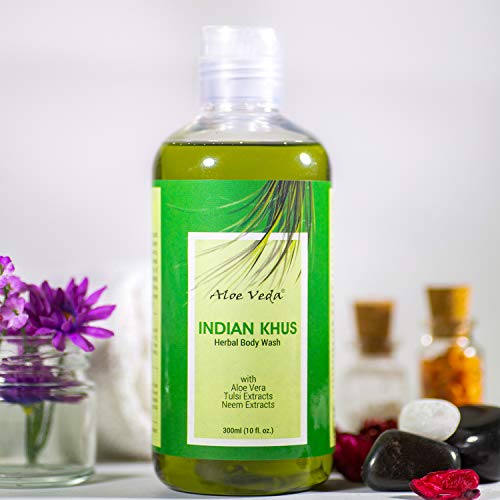 Image of Aloe Veda Body Wash and Luxury Shower Gel (Indian Khus)