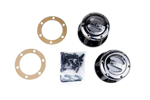 Mile Marker 435 Pair of Premium Manual Locking Hubs fits 1998-2004 Frontier and 2000-2004 Xterra | Replaces Original Equipment Manual and Automatic Hubs | Reduces Tear | Includes Hardware