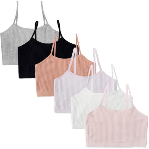 Bras for Girls Seamless Cami Bralettes Sports Solid Vest Unpadded Bra