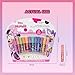 Disney Minnie Mouse 12 Piece Plant Based Lip Gloss, Girls Party Favors, First Makeup Set for Girl, Perfect for Parties, Sleepovers, and Birthday Gifts, Ages 3+, by Townley Girl