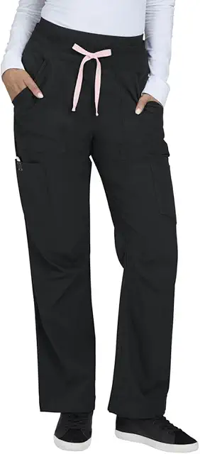 Solis x Freda Women's Wide Leg Scrub Pants - 6-Pocket Comfort Fit