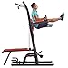 HARISON Multifunction Power Tower with Bench, Heavy Duty Pull Up Bar Dip Station for Home Gym Workout Strength Training Fitness Equipment