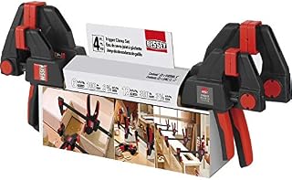 BESSEY EZM-EZL-Set One Handed 4 Piece Clamp Set (2 x EZM 15-6, 2 x EZL 30-8)