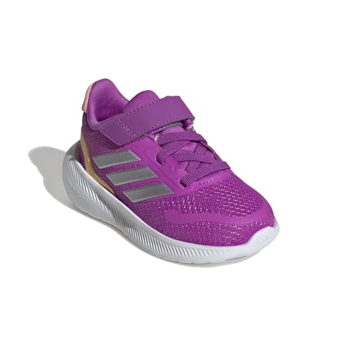 Image of adidas Baby Marvel Run Falcon 5 Elastic Lace & Strap Shoe