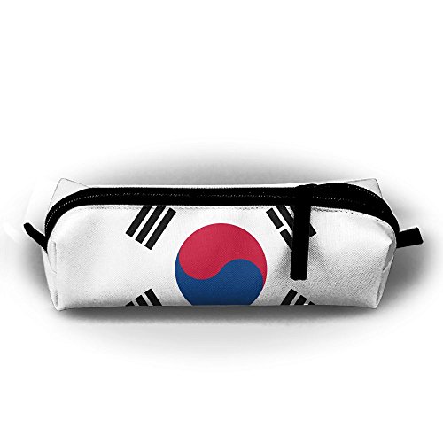 Huitong Shengshi HTSS The South Korean Flag Pencil-Box Pouch Pencil Holders Pencil Pen Casewith Zipper Stationery Bag Sewing Kit
