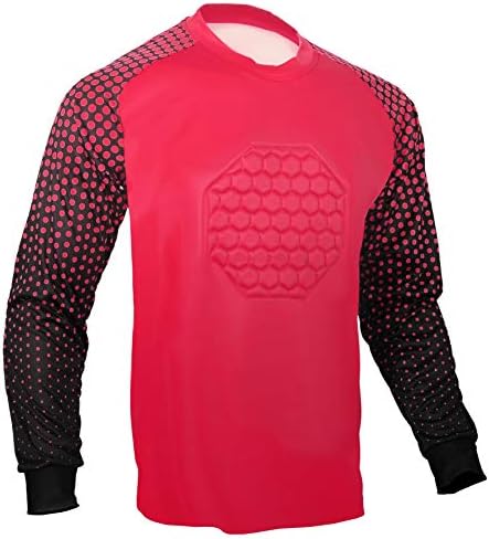 Soccer Goalie Shirt (Red, AL (Chest 46-48"))