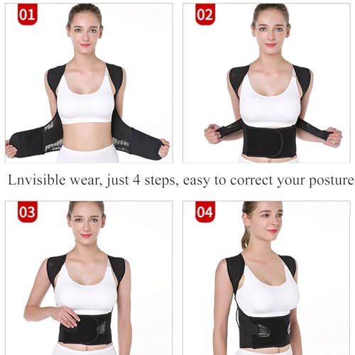 Correcteur invisible pour le bureau et l'école corset de posture dos - 4