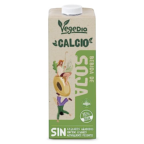 VEGEDIA bebida de soja con calcio brik 1 lt