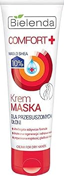 Moisturizing HAND MASK for Dry Skin with 10% Shea Butter 75ml / Bielenda COMFORT
