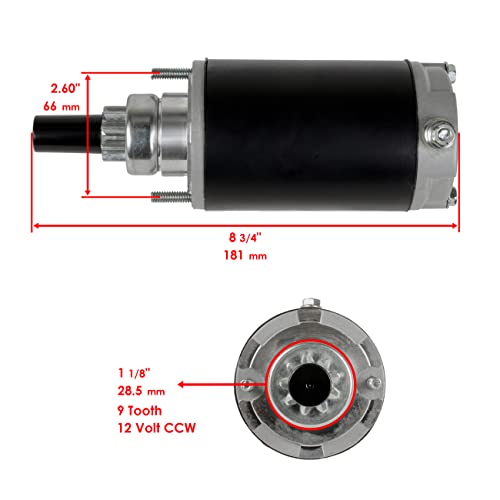 Caltric Compatible With Starter Kohler 5209812S 5209812 5209809 5209803 #TOP1