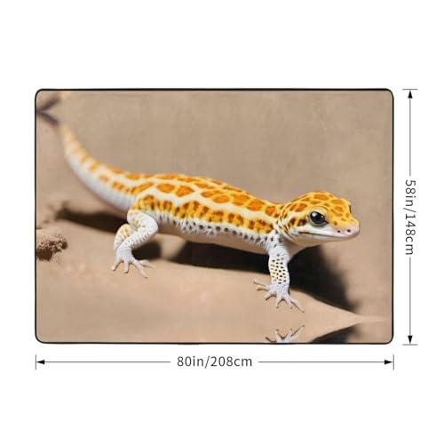 Tapis de sol doux motif léopard sable grand format salon