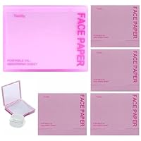 500 Stück Oil Control Paper, Blotting Paper, Löschpapier, Blotting Paper Gesicht Hohe Qualität, ölabsorbierende Blätter für ölige und Fettige Haut für Make-up, fettige Hautpflege, Alltag