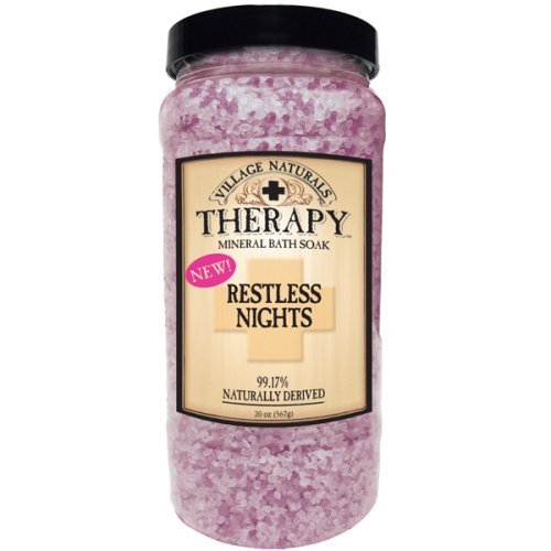 Village Naturals TherapyAches And Pains Nighttime Relief Mineral Bath Soak, 1.38 Pound