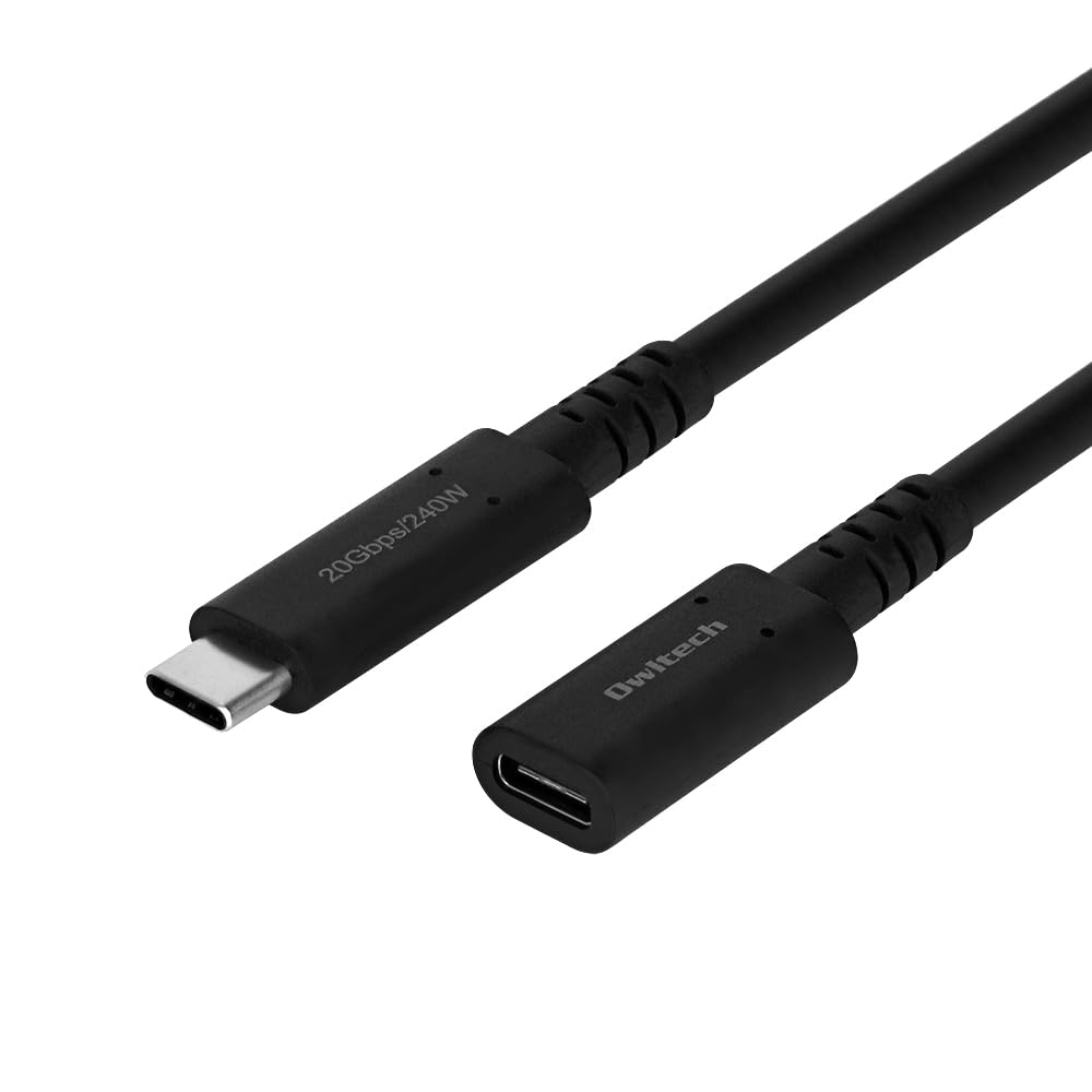 Amazon.co.jp: オウルテック USB C 延長ケーブル 1m 急速充電/高速