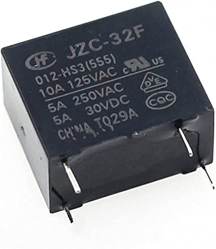 Relés de Potencia JZC-32F con alta capacidad de conmutación 5A 250VAC 4PIN 5