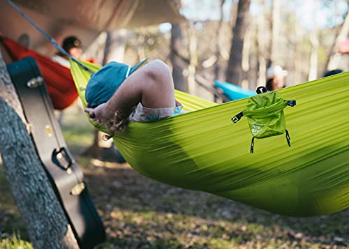 KAMMOK Roo Single UL - Ultralight Camping Hammock, Water Repellent, Portable, Durable, Indoor/Outdoor Hammock Moss Green by KAMMOK - Image 6