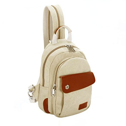 Petit sac à dos en toile idéal pour vos loisirs citadins et escapades de week-end