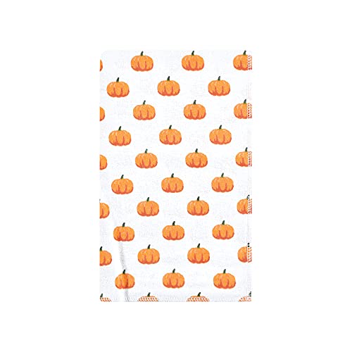 Image of Hudson Baby Unisex Baby Cotton Flannel Burp Cloths, Pumpkin Truck, One Size