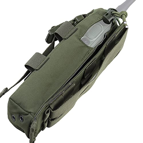 Sac Radio Pull - Down Tactique PRC 152 Sac interphone Militaire Molle pour Gilet de Chasse Ceinture – vue 4