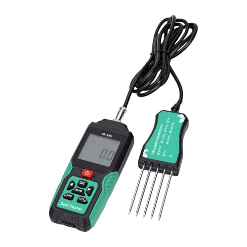 TIKATARER Medidor de Suelo 9 en 1 con Pantalla LCD para el Cuidado