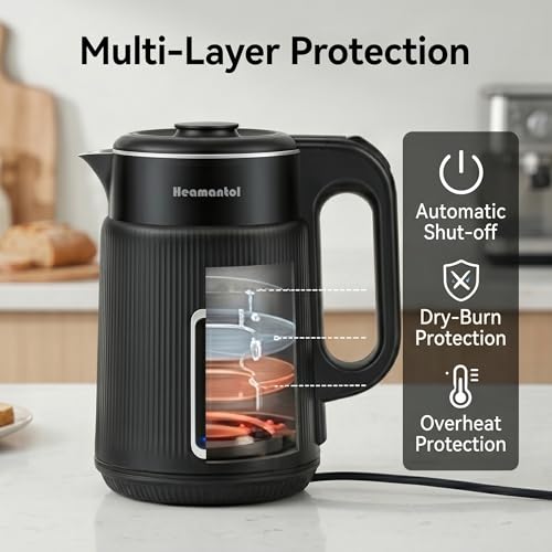 Hervidor eléctrico 1.7L con base giratoria 360° miniatura 5
