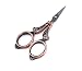 yueton Vintage European Style Needlework Embroidery Scissors (Copper)