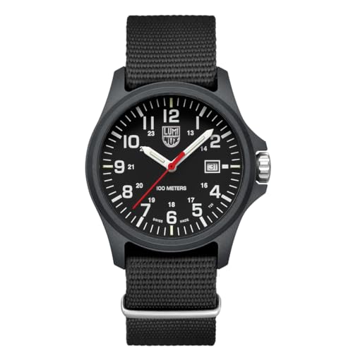 Luminox - Patagonia Carbonox - �����Y�E�H�b�` - �j���p�r���v - 43mm - �X�C�X�N�H�[�c - 100m�h�� - �~�l�����N���X�^�� - CARBONOX�P�[�X - ��Ɍ����܂� - �X�C�X��, X3.BD01.2�B