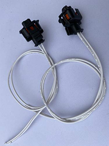 2-Pack Diesel Fuel Injector Connector Harness For Chevrolet Gmc 6.6L Duramax Lly Lbz Llm Diesel 2 Wire Pigtail 88988963 Pt2183 #TOP3