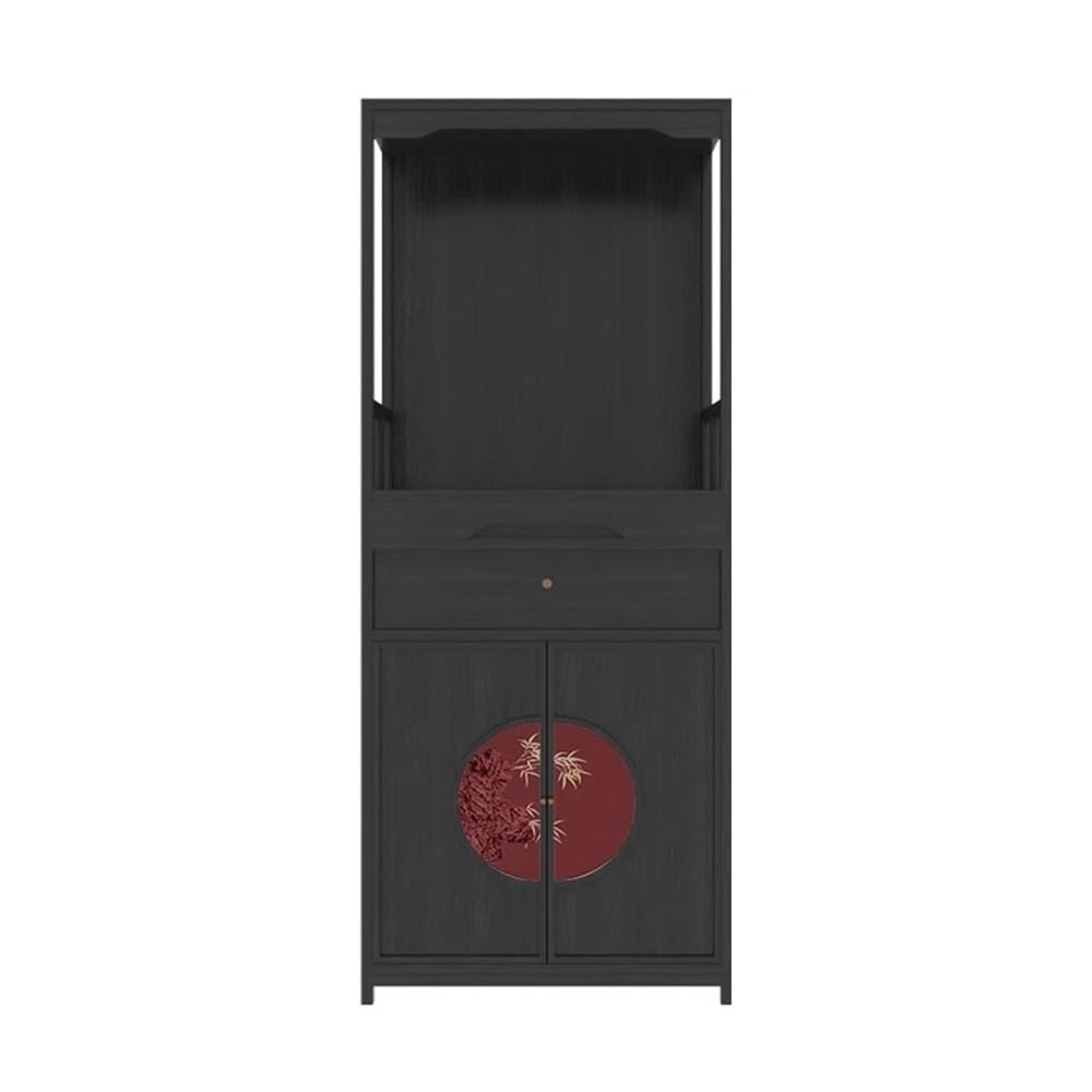 Cenz-888 buddha statue display table New Chinese Style with Door Wealth Offering Table