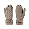 Feelorna Women's Winter Gloves, Unisex Soft Warm Fleece Lining Mittens, Cozy Thick Knit Gloves for Cold Weather Outdoors (Khaki, One Size)