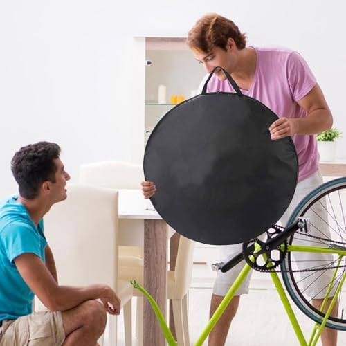 Funda para ruedas de bicicleta de 29 pulgadas impermeable con diseño de viaje para tren 7