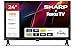 Sharp 24-inch HD Ready Frameless LED Roku Smart TV – HDR10, HbbTV, USB Media Playback, DVB-T/T2/C/S2 Tuners – 24HD2325K (HD Series)
