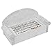 Produktbild JeweR Schmuck Display Rack Fach Multifunktions Aufbewahrungsbox Flanell Sofa Bank Stuhl Form (Farbe : Gray)