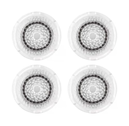 Clarisonic Sensitive Facial Cleansing Brush Head Replacement For Mia 1, Mia 2, Mia Fit, Alpha Fit, Smart Profile Uplift and Alpha Fit X, 4 Count